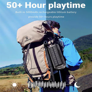 Altavoz Bluetooth Solar ALECTER APH-SA14, Banco de Energía de 5000 mAh, 50 Horas de Reproducción, IPX6 Impermeable, Linterna, Portátil, para Campamento al Aire Libre - Product Image 2