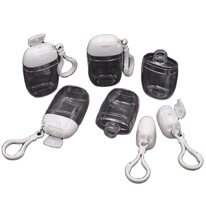 Offre Spéciale – Flacon à crochet <span class=keywords><strong>de</strong></span> 30 ml pour cosmétiques liquides, emballage <span class=keywords><strong>de</strong></span> lotion corporelle, mini-flacon vide en PET transparent avec porte-clés - Product Image 6