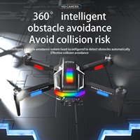 Nouveau Drone RC 2024 KK 8K à Double Caméra, Moteur Brushless, Haute Vitesse, pour Photographie, Vidéo par Geste, Flux Optique, Évitement d'Obstacles sur 4 Côtés, Batteries