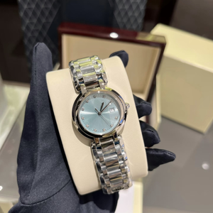 Reloj de Cuarzo de Lujo para Mujer, 30MM, Esfera Azul Hielo, Diseño Simple y Elegante, Venta al Por Mayor - Product Image 3
