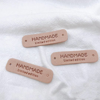 Étiquette personnalisée DZN en cuir écologique pour jeans coupés droit, étiquette de vêtement, badge gaufré, pour chapeaux, chaussures, sacs, couture et confection