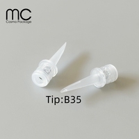 C203+B35 Stylo vide de 3 ml pour dissolvant de colle à ongles et cuticules, pour faux ongles à presser