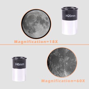 Jouet scientifique, télescope astronomique portable pour enfants, télescope réfracteur avec trépied réglable et viseur - Product Image 3