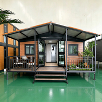 Casa Contenedor Moderna, Transpirable, Extensible y Plegable, de Doble Cara, Residencia Pequeña Desplegable para Uso en Escuelas y Centros Comerciales