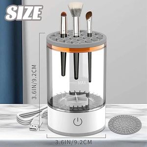 Hot <b>Make</b> up Brush Cleaner Blender Dryer Spinner Automatic <b>Electric</b> Makeup Brush Washing <b>Machine</b> Cosmetic Brush Cleaner - Product Image 5
