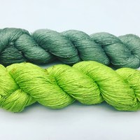 Fil de soie 100% jaune orné de perles pour tricot et tissage, technique OE, ignifuge, anti-technique, broderie à l'anneau, fait main