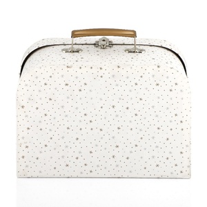 Cá nhân Kraft Hộp Quà Tặng Mini Vali hình ủng hộ bao bì dập nổi thiết kế nhỏ nhỏ các tông Vali hình ủng hộ - Product Image 3