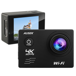 Cámara Deportiva 4K Wifi Acción vlog 9 Negro Ausek Pro Max 360 Cámara <span class=keywords><strong>Camara</strong></span> Ausek Pro Para Casco - Product Image 2