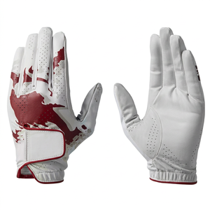 Guantes de Golf de Cuero Genuino Cabretta para Hombre, Personalizados por el Fabricante, Transpirables, Antideslizantes, de Lujo, para Mano Izquierda, Paquete Individual - Product Image 1
