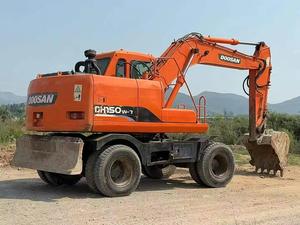 Doosan ชุด DX150W เครื่องขุดคัมมินส์ยางรถ15ตันมือสอง2022ล้อ - Product Image 2