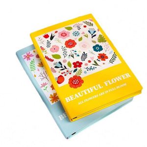 Carnet vierge A5 personnalisé à motif floral, design haut de gamme, avec motif sceau de musée de peinture à l'huile, pour le voyage et la gestion des documents - Product Image 1