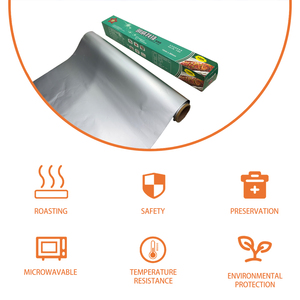 Nhà máy nhôm lá 30cm nhôm lá 45cm không dính cho thực phẩm 8011 lá cuộn - Product Image 3