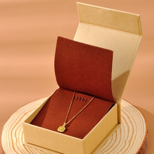 Cajas de Joyería de Papel con Cajón Magnético Personalizadas, Logotipo Impreso de Fábrica, Logotipo Personalizado, Bolsa de Microfibra para Joyería, Embalaje para Collares - Product Image 5