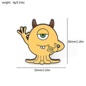 USA <span class=keywords><strong>film</strong></span> drôle comédie Q version belle bande dessinée Monstres Université broches - Product Image 2