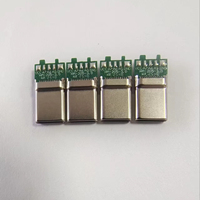Conector USB 3.0 Tipo-C Estilo H Macho con PCB, Tipo de Soldadura USB-C para Ensamblaje de Cables Personalizados