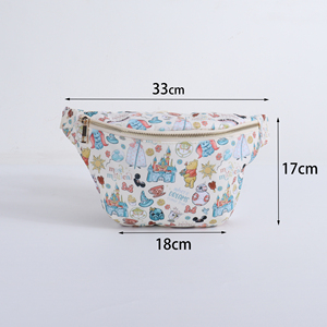 RTS Étanche Nylon Jumbo Imprimé Taille Bum Sac Fanny Pack Sangle Réglable Fermeture Éclair Ceinture Sac Voyage Magique Léopard Fanny Pack - Product Image 6