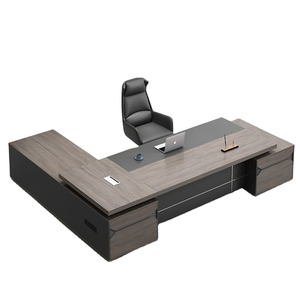 Moderno Escritorio de Oficina Convertible en Forma de L Muebles Comerciales para CEO Muebles Ejecutivos para Oficina Privada de Gerente <span class=keywords><strong>CE</strong></span> - Product Image 5
