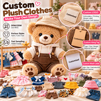 Ours en peluche personnalisé avec écharpe d'hiver, assis, deux couleurs, pour fleuriste et boutique de cadeaux