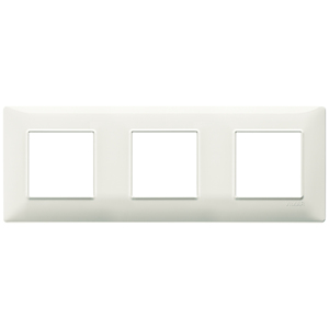 Vimar 3 Gang Wall <b>Switch</b> Plate Ivory 27mm x 8mm x 0.9mm - Product Image 1