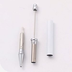 Sy52 Snowglobe Logo High Quality Metal Beadable Sublimation Ballpoint <b>Pen</b> Diy Beads Custom Promotional Gifts - Product Image 6