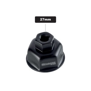 Casano Oil Filter Wrench <b>27mm</b> Hex <b>Socket</b> Steel Hand for Automotive Repair Tools - Product Image 3