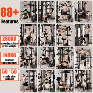 Attrezzatura Commerciale per Palestra, Macchina Multifunzionale per Allenamento della Forza, Smith Machine 3D Multifunzionale, Trainer con Cavi Incrociati - Product Image 3