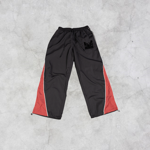 Pantalon de survêtement en toile écologique et respirant empilé personnalisé pour hommes Style décontracté coton droit Baggy surdimensionné cordon de serrage - Product Image 2