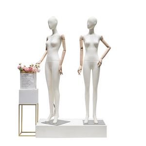 Maniquí <span class=keywords><strong>de</strong></span> Alta Gama para <span class=keywords><strong>Ropa</strong></span> <span class=keywords><strong>de</strong></span> Mujer, Maniquí <span class=keywords><strong>de</strong></span> Cuerpo Entero con Hombros Planos, Tipo Colgante, para Exhibición en Escaparates - Product Image 4