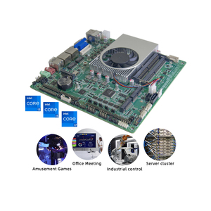 Inter <span class=keywords><strong>Tiger</strong></span> <span class=keywords><strong>Lake</strong></span> I3 I5 I7 11ème génération processeur DDR4 quatre affichage Lvds 5G WiFi industriel Mini Itx carte mère avec processeur - Product Image 1