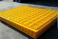 Cage de transport pour volailles, caisse à poulets en plastique HDPE empilable, équipement logistique pour l'élevage de volailles vivantes