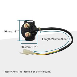<span class=keywords><strong>Relay</strong></span> <span class=keywords><strong>Starter</strong></span> Solenoid GOOFIT Pengganti untuk ATV, Motor Trail, dan Skuter Buatan China dengan Mesin GY6 50cc 125cc 150cc - Product Image 2