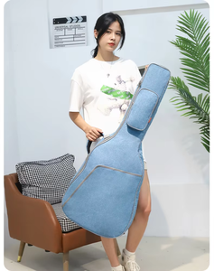 Bolsa de guitarra impermeable gruesa con logotipo personalizado al por mayor, mochila para órgano electrónico, almacenamiento de instrumentos de 41 pulgadas, 40 pulgadas y 34 pulgadas - Product Image 5