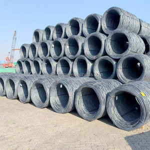 Q195 fil d'<span class=keywords><strong>acier</strong></span> à faible teneur en carbone 5.5mm 6mm 6.5mm 8mm fil de fer au carbone - Product Image 1