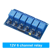 Module de relais de contrôle industriel à isolation optocoupleur, déclenchement bas niveau, 1, 2, 4, 6, 8, 16 canaux, compatible 3.3V, 5V, 12V, 24V