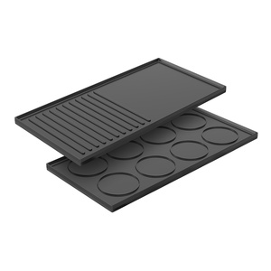 Station de crêpes à <span class=keywords><strong>raclette</strong></span> professionnelle Thermostat en acier inoxydable Éléments chauffants à plaques amovibles avec revêtement antiadhésif - Product Image 6