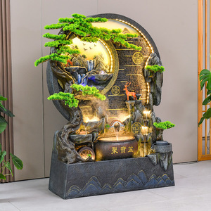 Fontaine artificielle Quanfangyuan avec cascade, décoration paysagère intérieure et extérieure, attirant la prospérité - Product Image 2