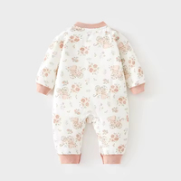 Mono de Algodón para Bebé, Personalizado de Fábrica, para Otoño e Invierno, de Manga Larga, Grueso, Cálido y Bonito