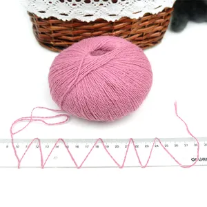 Cao Cấp Tùy Chỉnh Sang Trọng Chồn Tóc Angora Len Siêu Tốt Lông Thỏ Sợi Cho Đan Crochet