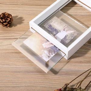 Nouveau cadre photo en acrylique transparent double face, cadre d'affichage carré pour calligraphie, cadre pour spécimens DIY, cadre photo coulissant - Product Image 3