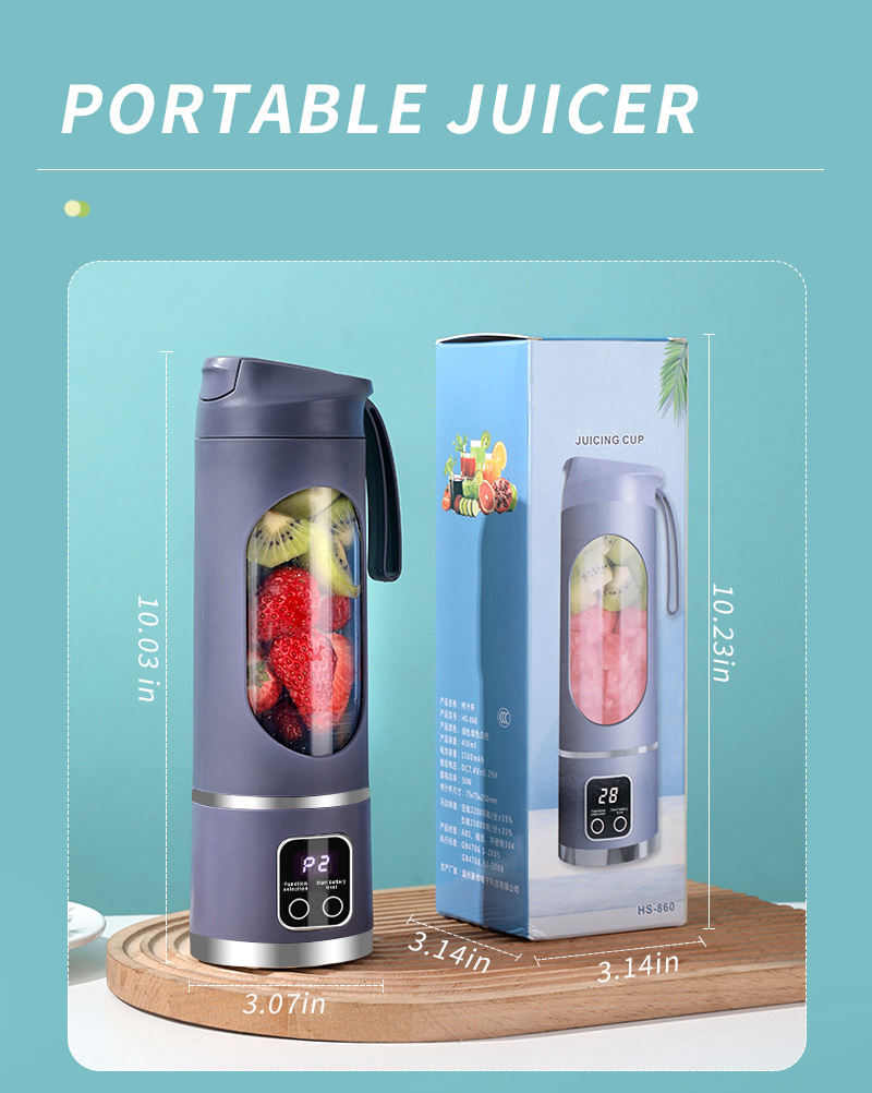 2024 wholesale Mini Fresh Juice Juicer Mixeur Fruit Mixer Bottle