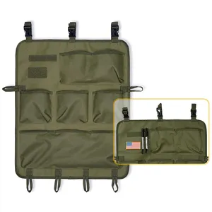 Militar Tecido Porta Dobrável Pendurado Armazenamento Wall Mount Organizer 8 Bolsos Sobre Porta Pendurado Organizador Da Parede