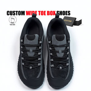 รองเท้าผู้ชายสไตล์ใหม่ ไซส์ใหญ่ หัวรองเท้ากว้าง พื้นยางกันลื่น ใส่สบาย เหมาะสำหรับเดินป่า กิจกรรมกลางแจ้ง รองเท้าแบบเท้าเปล่า รองเท้าผ้าใบ - Product Image 1