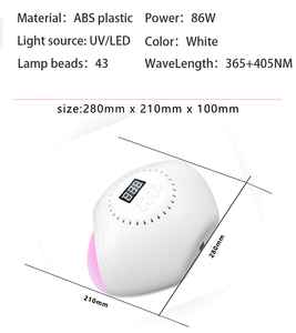 2023 Haute Puissance SUN 86 W SUN + LED UV Lampe à Ongles LED Gel Durcissement Rapide - Product Image 3
