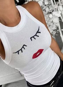Women's Basic Solid Round Neck Ribbed Tank Top Promotional <b>T</b>-Shirts - Product Image 5