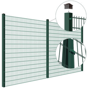 Clôture 868 avec base galvanisée à chaud et revêtement supérieur en poudre - Product Image 1