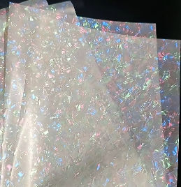 แผ่นพีวีซีสีขาวมุกสำหรับทำกิ๊บติดผมและหวี วัสดุตกแต่ง - Product Image 5