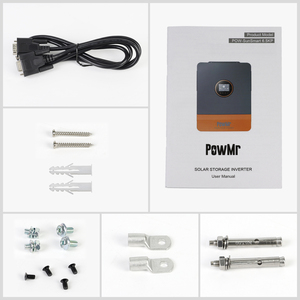 PowMr 6.5KW 48Vdcハイブリッドソーラーインバーター120V/240Vacソーラーシステム用分割相ソーラーハイブリッドインバーター - Product Image 6