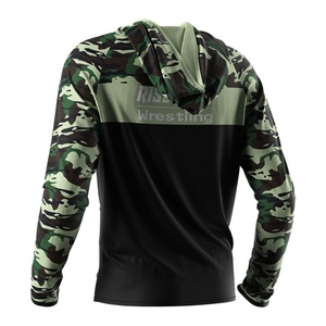 Trajes de Lucha Libre Unisex de Moda, Chaqueta y Sudadera con Capucha y Cierre, para Hombre, Sublimados - Product Image 2