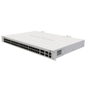 Routeur Cloud MikroTik CRS354-48G-4S+2Q+RM avec 16 ports Gigabit, 4 ports LAN, Wi-Fi double bande 802.11ac/n, RAM DDR4, WPS - Product Image 1