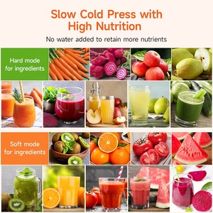 High Quality Cold Press Juicer Machine BPA Free for Carrot Lemon Fruit and Vegetables - Product Image 5